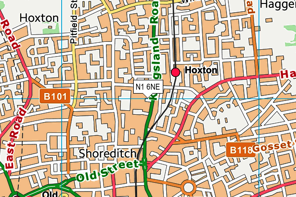 N1 6NE map - OS VectorMap District (Ordnance Survey) N1 6NE map - OS VectorMap District (Ordnance Survey)