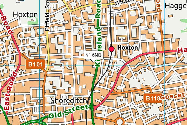 N1 6NQ map - OS VectorMap District (Ordnance Survey) N1 6NQ map - OS VectorMap District (Ordnance Survey)