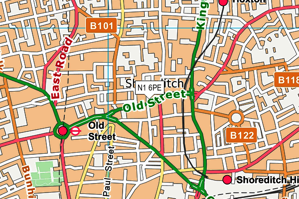 N1 6PE map - OS VectorMap District (Ordnance Survey) N1 6PE map - OS VectorMap District (Ordnance Survey)