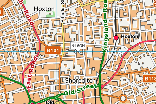 N1 6QH map - OS VectorMap District (Ordnance Survey) N1 6QH map - OS VectorMap District (Ordnance Survey)