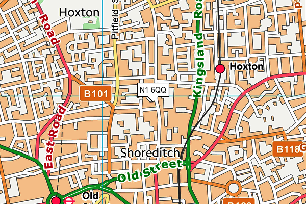 N1 6QQ map - OS VectorMap District (Ordnance Survey) N1 6QQ map - OS VectorMap District (Ordnance Survey)
