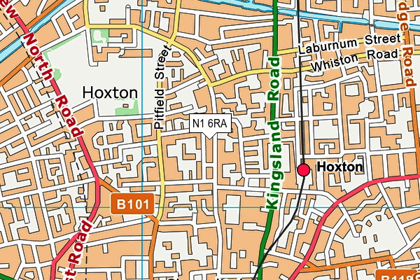N1 6RA map - OS VectorMap District (Ordnance Survey) N1 6RA map - OS VectorMap District (Ordnance Survey)