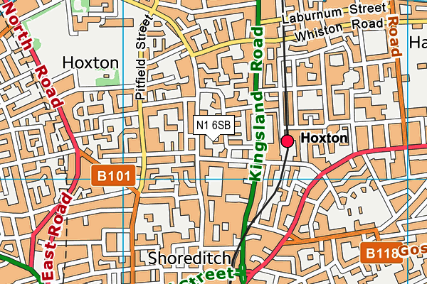 N1 6SB map - OS VectorMap District (Ordnance Survey) N1 6SB map - OS VectorMap District (Ordnance Survey)