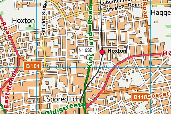 N1 6SE map - OS VectorMap District (Ordnance Survey) N1 6SE map - OS VectorMap District (Ordnance Survey)