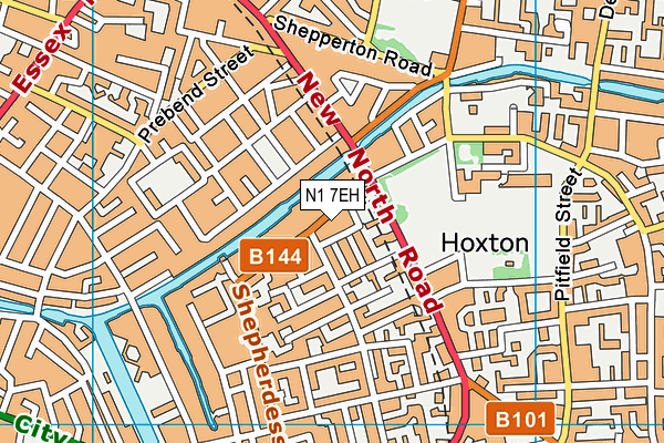 N1 7EH map - OS VectorMap District (Ordnance Survey) N1 7EH map - OS VectorMap District (Ordnance Survey)