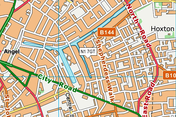N1 7GT map - OS VectorMap District (Ordnance Survey) N1 7GT map - OS VectorMap District (Ordnance Survey)