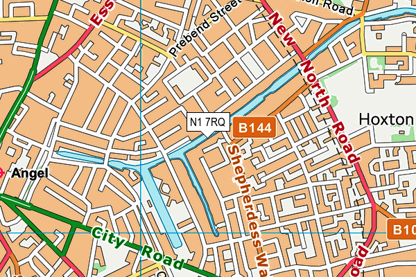 N1 7RQ map - OS VectorMap District (Ordnance Survey) N1 7RQ map - OS VectorMap District (Ordnance Survey)