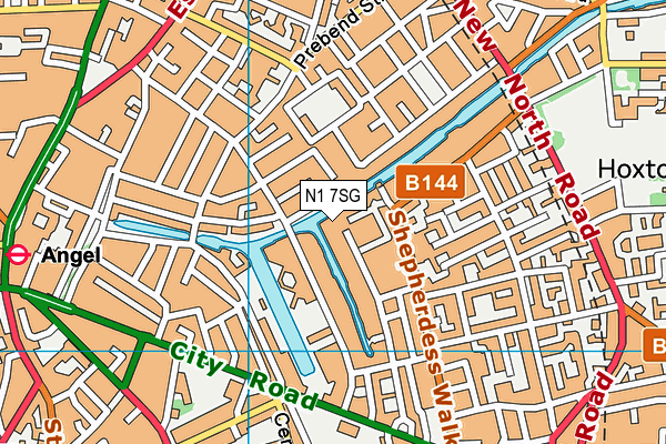 N1 7SG map - OS VectorMap District (Ordnance Survey) N1 7SG map - OS VectorMap District (Ordnance Survey)