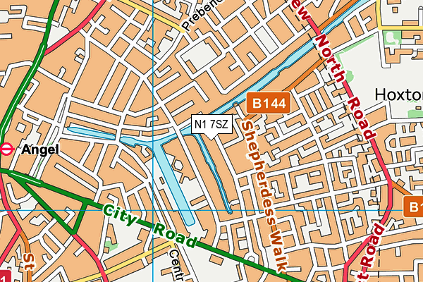 N1 7SZ map - OS VectorMap District (Ordnance Survey) N1 7SZ map - OS VectorMap District (Ordnance Survey)