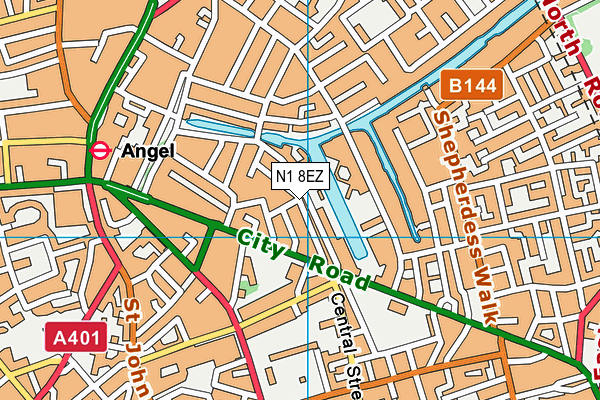 N1 8EZ map - OS VectorMap District (Ordnance Survey) N1 8EZ map - OS VectorMap District (Ordnance Survey)