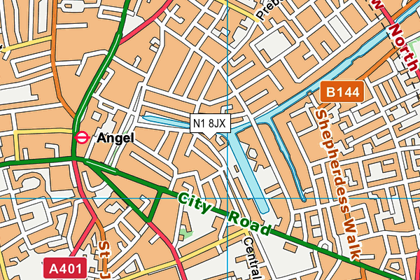 N1 8JX map - OS VectorMap District (Ordnance Survey) N1 8JX map - OS VectorMap District (Ordnance Survey)