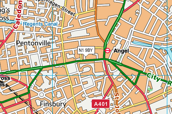 N1 9BY map - OS VectorMap District (Ordnance Survey) N1 9BY map - OS VectorMap District (Ordnance Survey)