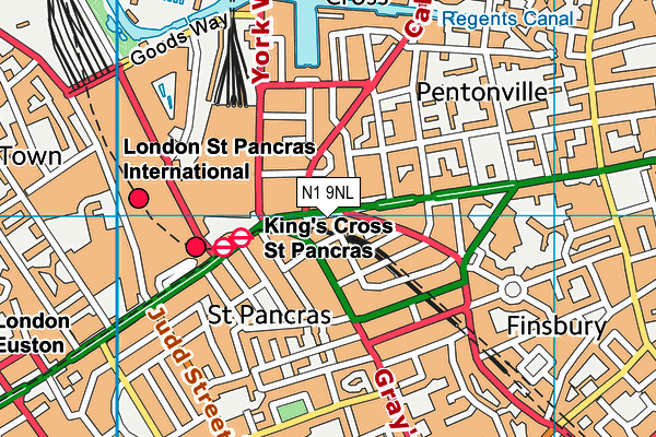 N1 9NL map - OS VectorMap District (Ordnance Survey) N1 9NL map - OS VectorMap District (Ordnance Survey)