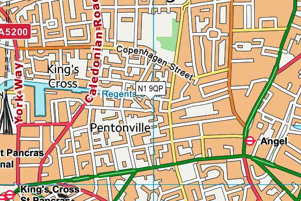 N1 9QP map - OS VectorMap District (Ordnance Survey) N1 9QP map - OS VectorMap District (Ordnance Survey)