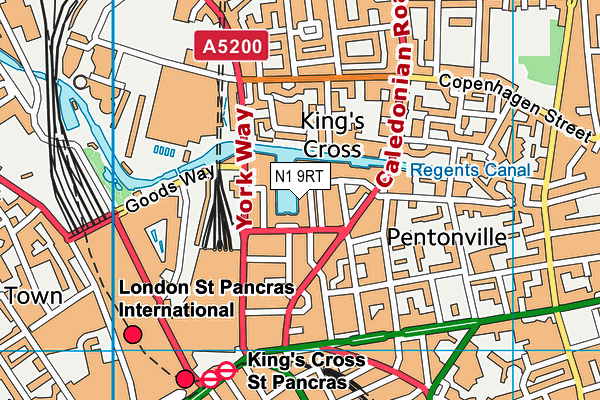 N1 9RT map - OS VectorMap District (Ordnance Survey) N1 9RT map - OS VectorMap District (Ordnance Survey)