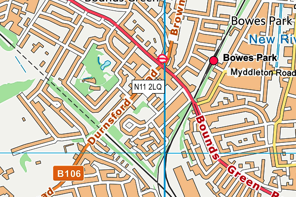 N11 2LQ map - OS VectorMap District (Ordnance Survey) N11 2LQ map - OS VectorMap District (Ordnance Survey)