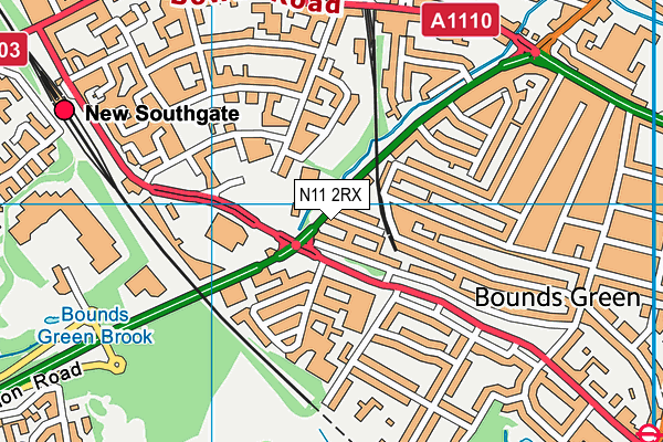 N11 2RX map - OS VectorMap District (Ordnance Survey) N11 2RX map - OS VectorMap District (Ordnance Survey)