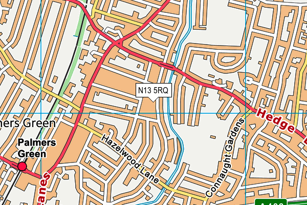N13 5RQ map - OS VectorMap District (Ordnance Survey) N13 5RQ map - OS VectorMap District (Ordnance Survey)