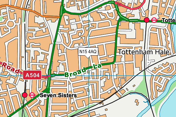 N15 4AQ map - OS VectorMap District (Ordnance Survey) N15 4AQ map - OS VectorMap District (Ordnance Survey)