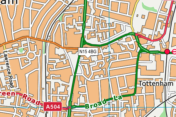 N15 4BG map - OS VectorMap District (Ordnance Survey) N15 4BG map - OS VectorMap District (Ordnance Survey)