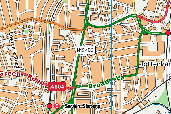 N15 4DQ map - OS VectorMap District (Ordnance Survey) N15 4DQ map - OS VectorMap District (Ordnance Survey)