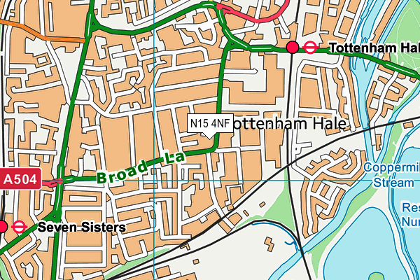 N15 4NF map - OS VectorMap District (Ordnance Survey) N15 4NF map - OS VectorMap District (Ordnance Survey)