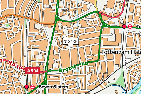 N15 4RH map - OS VectorMap District (Ordnance Survey) N15 4RH map - OS VectorMap District (Ordnance Survey)