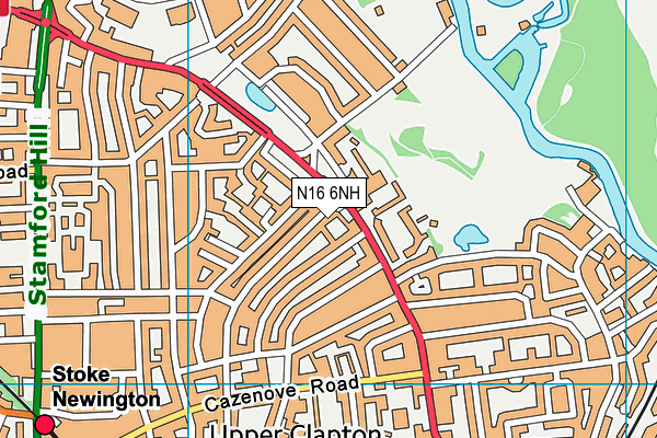 N16 6NH map - OS VectorMap District (Ordnance Survey) N16 6NH map - OS VectorMap District (Ordnance Survey)