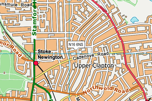 N16 6NS map - OS VectorMap District (Ordnance Survey) N16 6NS map - OS VectorMap District (Ordnance Survey)