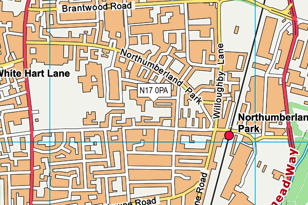 N17 0PA map - OS VectorMap District (Ordnance Survey) N17 0PA map - OS VectorMap District (Ordnance Survey)