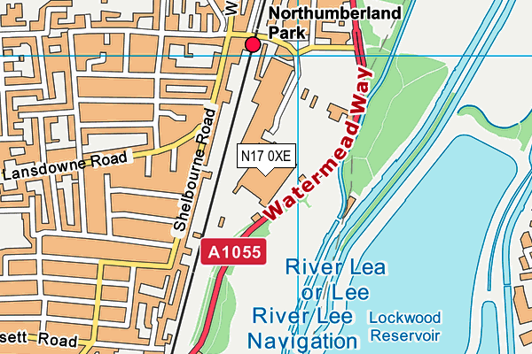 N17 0XE map - OS VectorMap District (Ordnance Survey) N17 0XE map - OS VectorMap District (Ordnance Survey)
