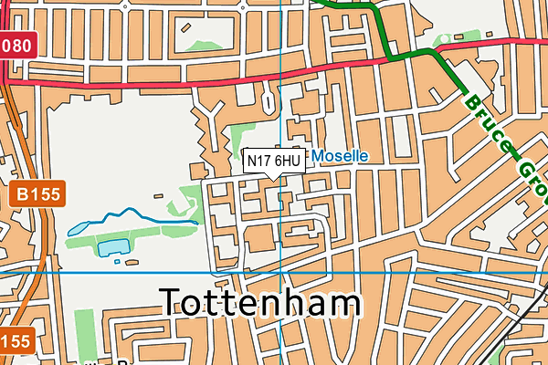 N17 6HU map - OS VectorMap District (Ordnance Survey) N17 6HU map - OS VectorMap District (Ordnance Survey)