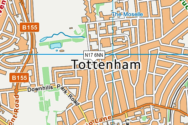 N17 6NN map - OS VectorMap District (Ordnance Survey) N17 6NN map - OS VectorMap District (Ordnance Survey)