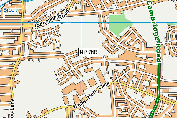 N17 7NR map - OS VectorMap District (Ordnance Survey) N17 7NR map - OS VectorMap District (Ordnance Survey)