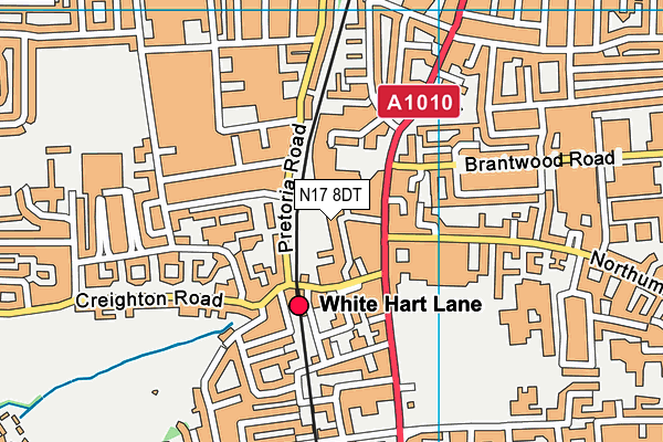 N17 8DT map - OS VectorMap District (Ordnance Survey) N17 8DT map - OS VectorMap District (Ordnance Survey)