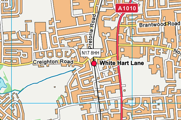 N17 8HH map - OS VectorMap District (Ordnance Survey) N17 8HH map - OS VectorMap District (Ordnance Survey)