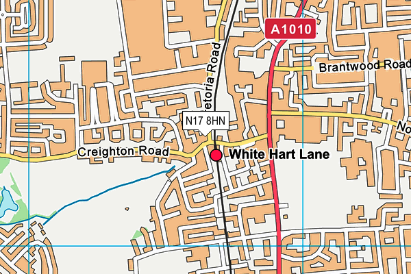 N17 8HN map - OS VectorMap District (Ordnance Survey) N17 8HN map - OS VectorMap District (Ordnance Survey)