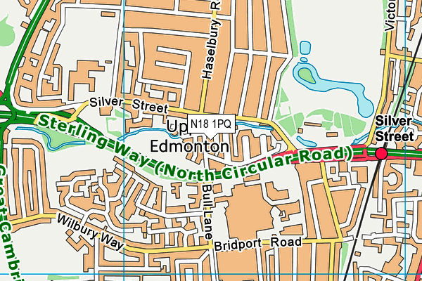 N18 1PQ map - OS VectorMap District (Ordnance Survey) N18 1PQ map - OS VectorMap District (Ordnance Survey)