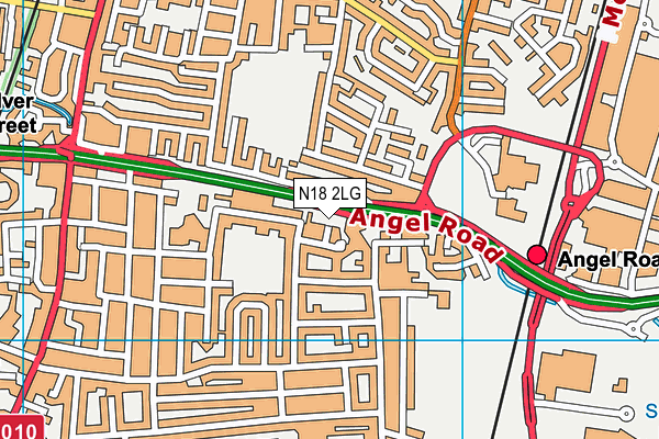 N18 2LG map - OS VectorMap District (Ordnance Survey) N18 2LG map - OS VectorMap District (Ordnance Survey)