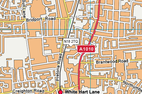 N18 2TQ map - OS VectorMap District (Ordnance Survey) N18 2TQ map - OS VectorMap District (Ordnance Survey)