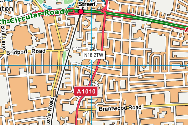 N18 2TW map - OS VectorMap District (Ordnance Survey) N18 2TW map - OS VectorMap District (Ordnance Survey)