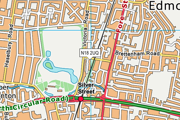 N18 2UQ map - OS VectorMap District (Ordnance Survey) N18 2UQ map - OS VectorMap District (Ordnance Survey)