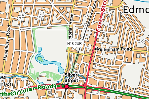 N18 2UR map - OS VectorMap District (Ordnance Survey) N18 2UR map - OS VectorMap District (Ordnance Survey)