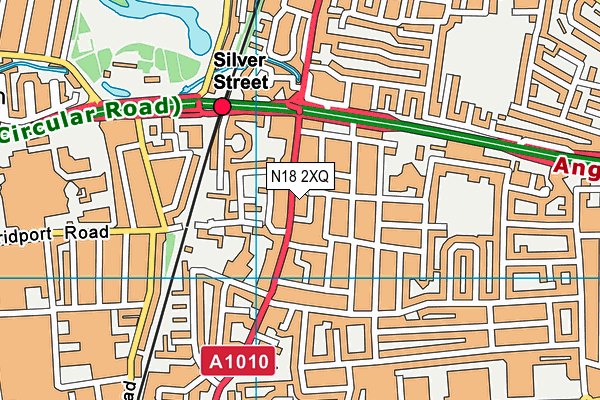N18 2XQ map - OS VectorMap District (Ordnance Survey) N18 2XQ map - OS VectorMap District (Ordnance Survey)