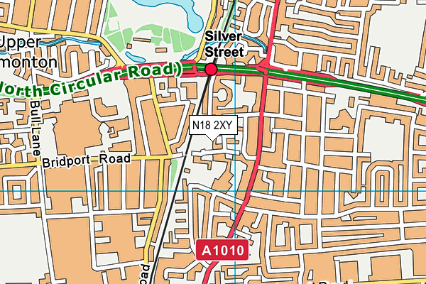 N18 2XY map - OS VectorMap District (Ordnance Survey) N18 2XY map - OS VectorMap District (Ordnance Survey)