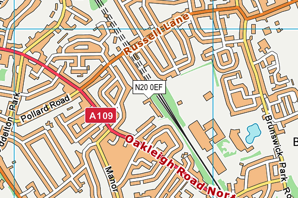 N20 0EF map - OS VectorMap District (Ordnance Survey) N20 0EF map - OS VectorMap District (Ordnance Survey)