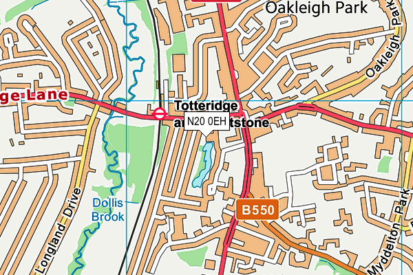 N20 0EH map - OS VectorMap District (Ordnance Survey) N20 0EH map - OS VectorMap District (Ordnance Survey)