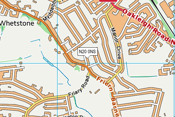 N20 0NS map - OS VectorMap District (Ordnance Survey) N20 0NS map - OS VectorMap District (Ordnance Survey)