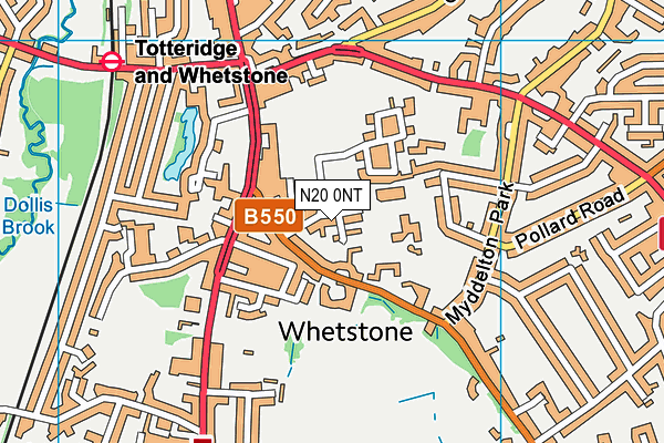 N20 0NT map - OS VectorMap District (Ordnance Survey) N20 0NT map - OS VectorMap District (Ordnance Survey)