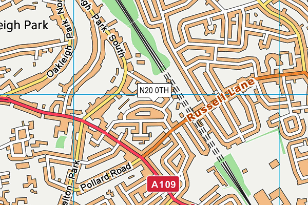 N20 0TH map - OS VectorMap District (Ordnance Survey) N20 0TH map - OS VectorMap District (Ordnance Survey)